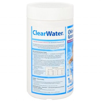 CLEARWATER 1KG CHLORINE GRANUL