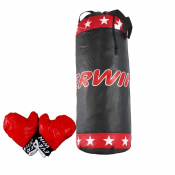 LARGE BOXING  BAG W/GLOVES