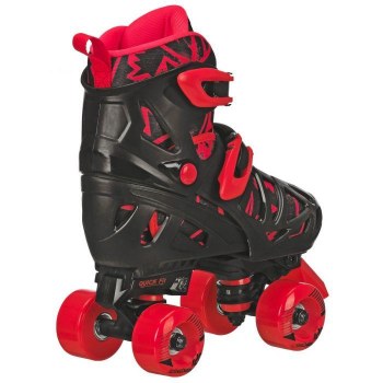 QUAD SKATES RED/BLACK 12-2