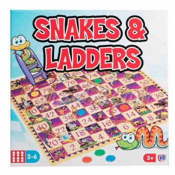 SNAKES AND LADDERS FAMILY GAME