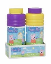 PEPPA  TWIN PACK BUBBLES