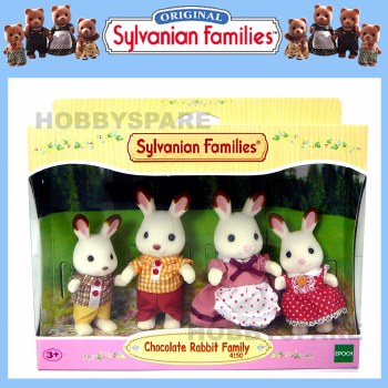 4150 SYL CHOCOLATE RABBIT FAMI