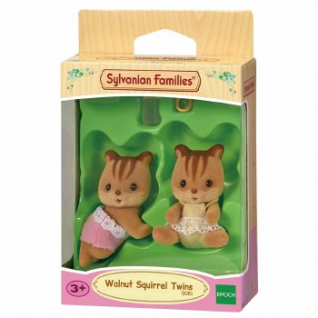 5081 SYL WALNUT SQUIRREL TWINS