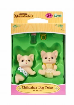 SYLVANIAN CHIHUAHUA DOG TWINS