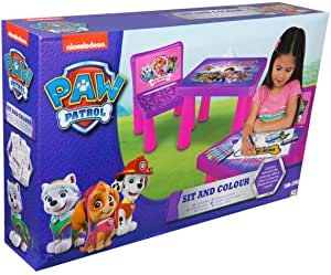 PAW PATROL GIRLS SIT &amp; COLOUR