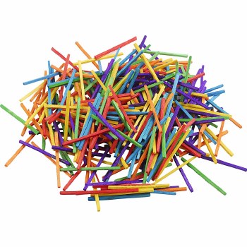 COLOURED MATCHSTICKS BAG