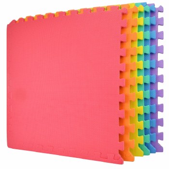 4 EVA PUZZLE MATS COLOURED