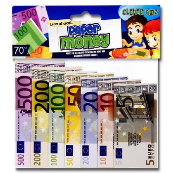 CLEVER KIDZ PAPER MONEY SET