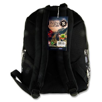 BACKPACK 20LTR BLACK PEACE FUL