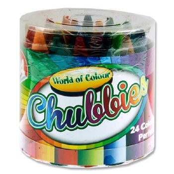 WOC TUB 24 CHUBBIE CRAYONS