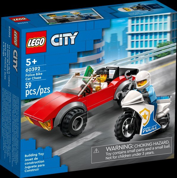 60392 POLICE BIKE CAR CHASE