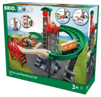 BRIO WORLD LIFT &amp; LOAD RAILWAY