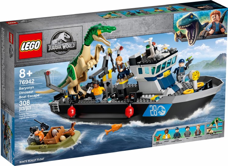 76942 BARYONYX DINOSAUR BOAT