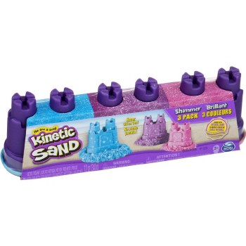 KINETIC SAND SHIMMER 3 PACK