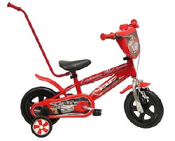 10" DISNEY CARS BIKE/PUSH BA