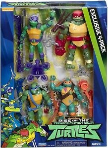 RISE OF TURTLES 4 PACK