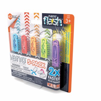 HEXBUG FLASH NANO 5 PK MIXED
