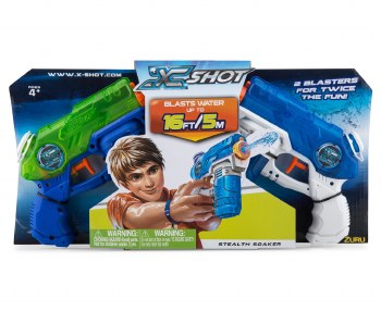 X SHOT STEALTH SOAKER TWIN PCK