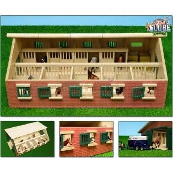 KIDS GLOBE 1:24  HORSE STABLE