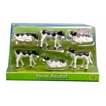 1974 6 PK BLACK/WHITE CALVES