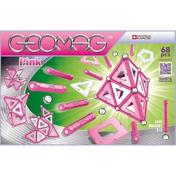 GEOMAG PINK 68 PIECES