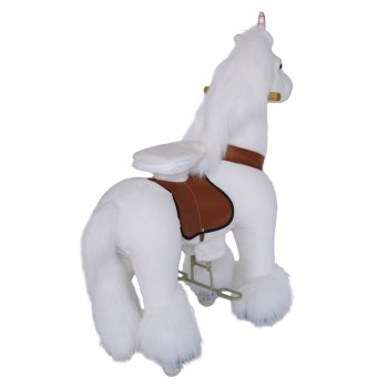 PONYRIDER WHITE UNICORN RIDEON