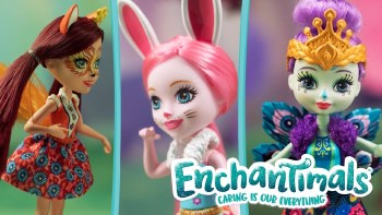 ENCHANTIMALS DOLL &amp; 2 ANIMALS