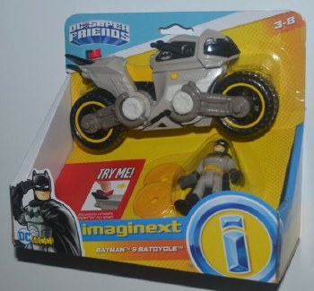 DC BATMAN &amp; BATCYCLE BIKE