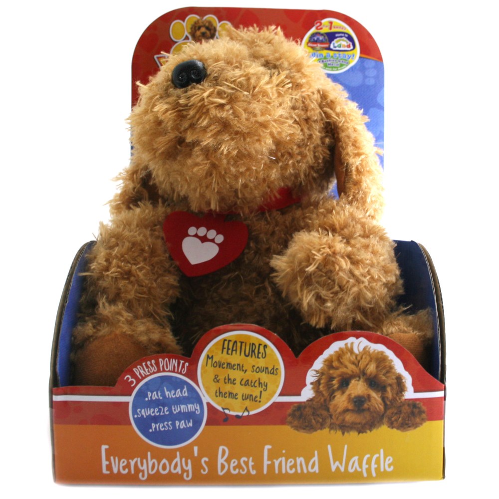 Waffle dog online soft toy