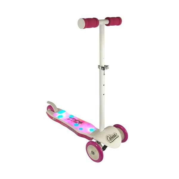 Ozbozz light sale burst scooter pink