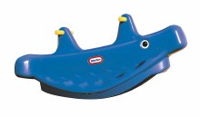 L/T WHALE TEETER TOTTER BL