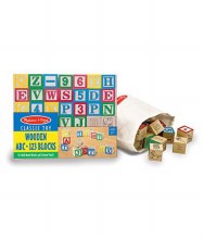 WOODEN ABC/123 BLOCKS