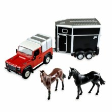 43239 LAND ROVER AND HORSE