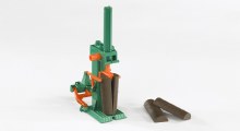 BRUDER LOG SPLITTER W/ 4 LOGS