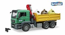 BRUDER TRUCK WITH 3 RECYCLING