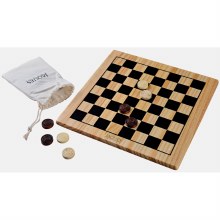 DRAUGHTS WOODEN GAME