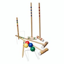 OUTDOOR CROQUET SET