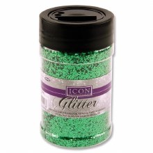 ICON GLITTER TEMPERA GREEN