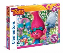 TROLLS GLITTER 104PC PUZZLE