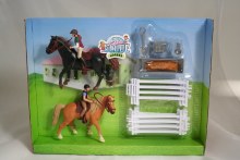 KIDS GLOBE HORSESET WITH RIDER