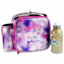 SMASH GLITTER LUNCH BAG & BOTT