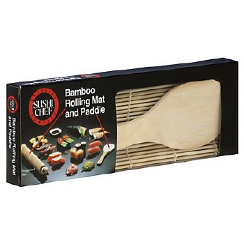 Bamboo Mat And Paddle