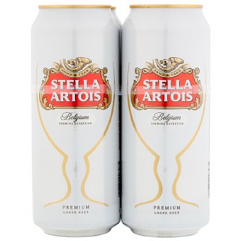 Stella Artois 16oz 4pk Can