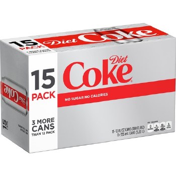 Diet Coke 15pk Can