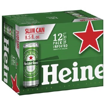 Heineken Slim Can 8oz 12pk