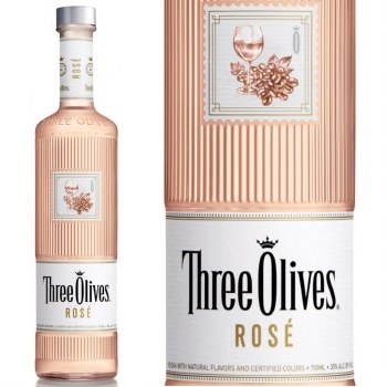 Three Olives Rose Vodka 750ml