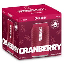 Downeast Cranberry 4pk Cans
