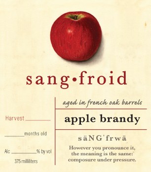 Sangfroid Apple Brandy 375ml