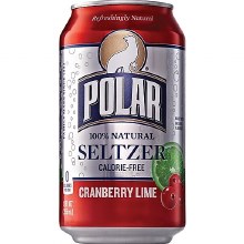 Polar Cran Lime Seltzer