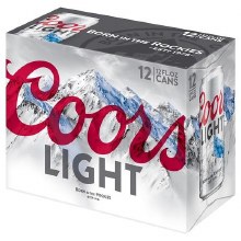 Coors Light 12pk Can